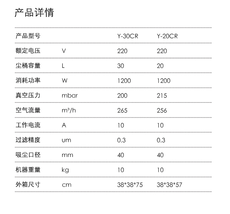 御衛仕無(wú)塵室吸塵器Y-30CR